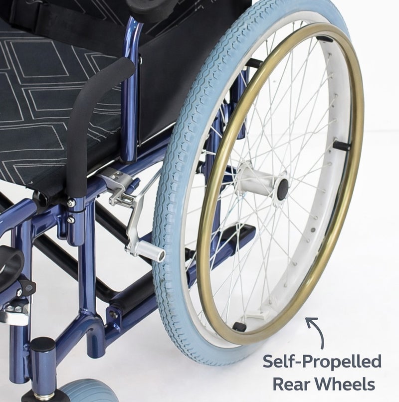 Gilani Mobility Self Propelled Oversized Manual Wheelchair - Image 4